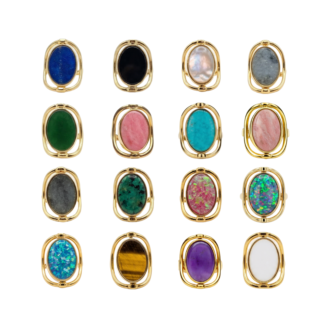 Anillo Spin Gem
