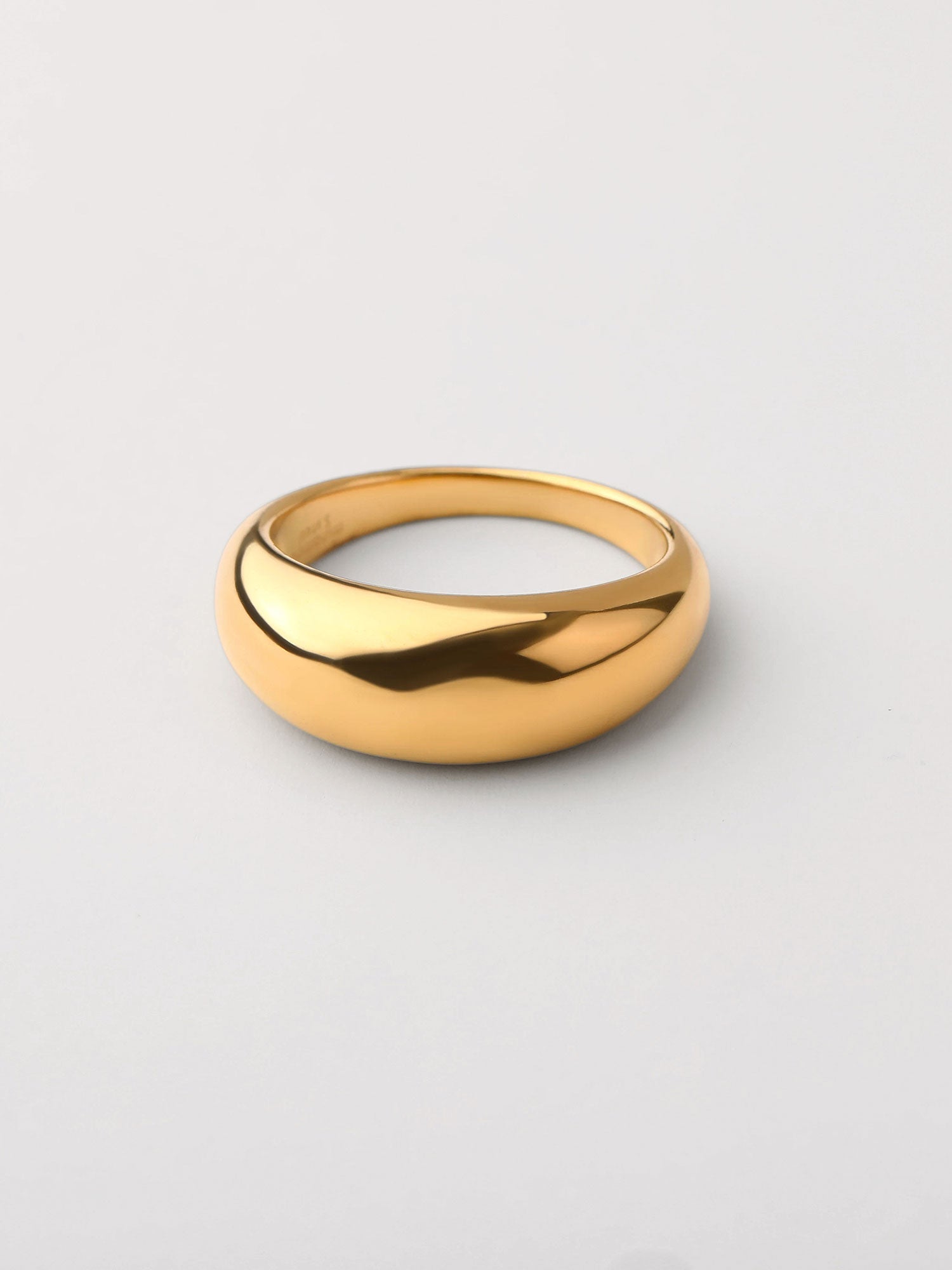 Anillo básico Dorado