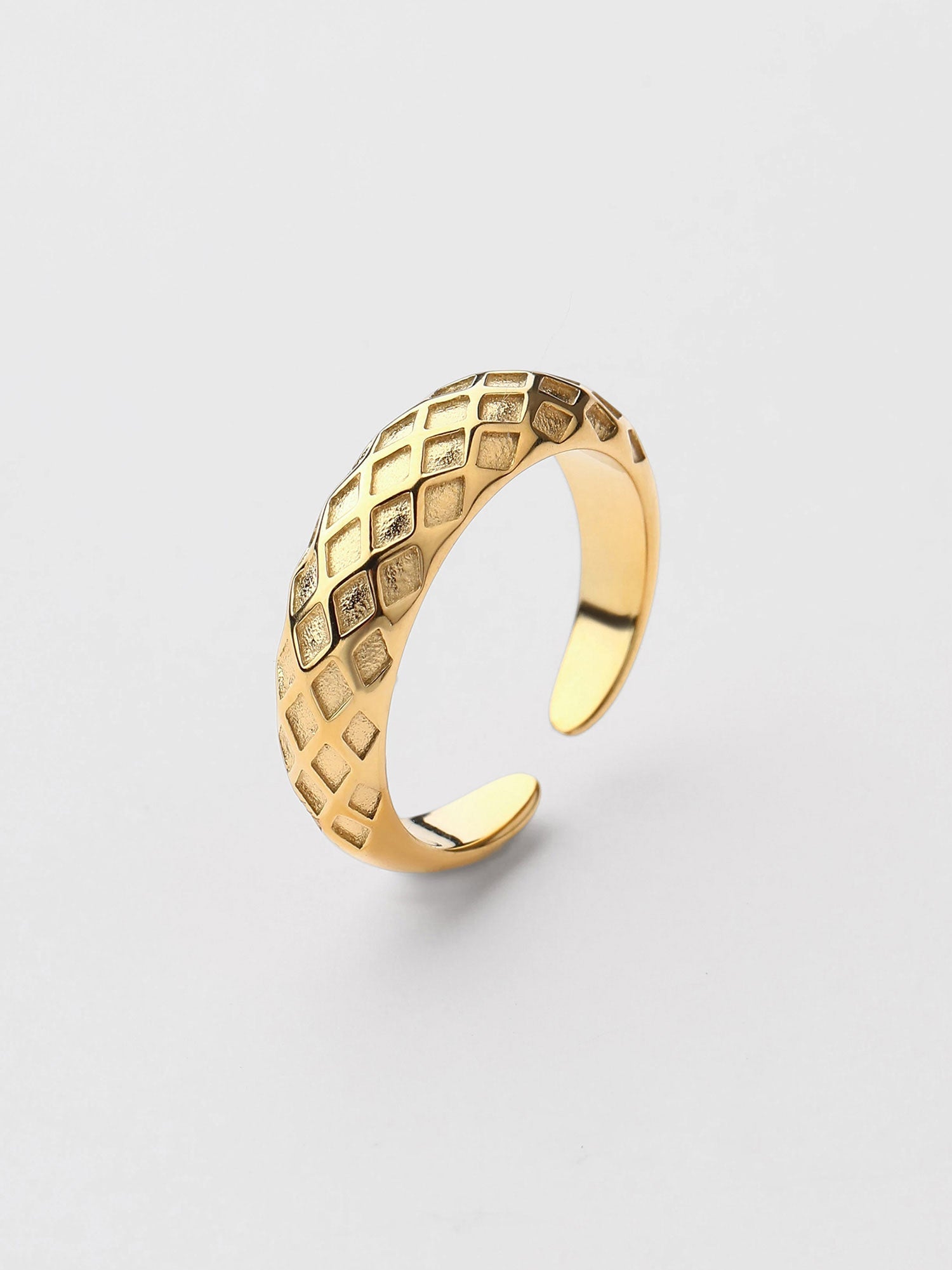 Anillo Arden Ajustable Dorado Elegante
