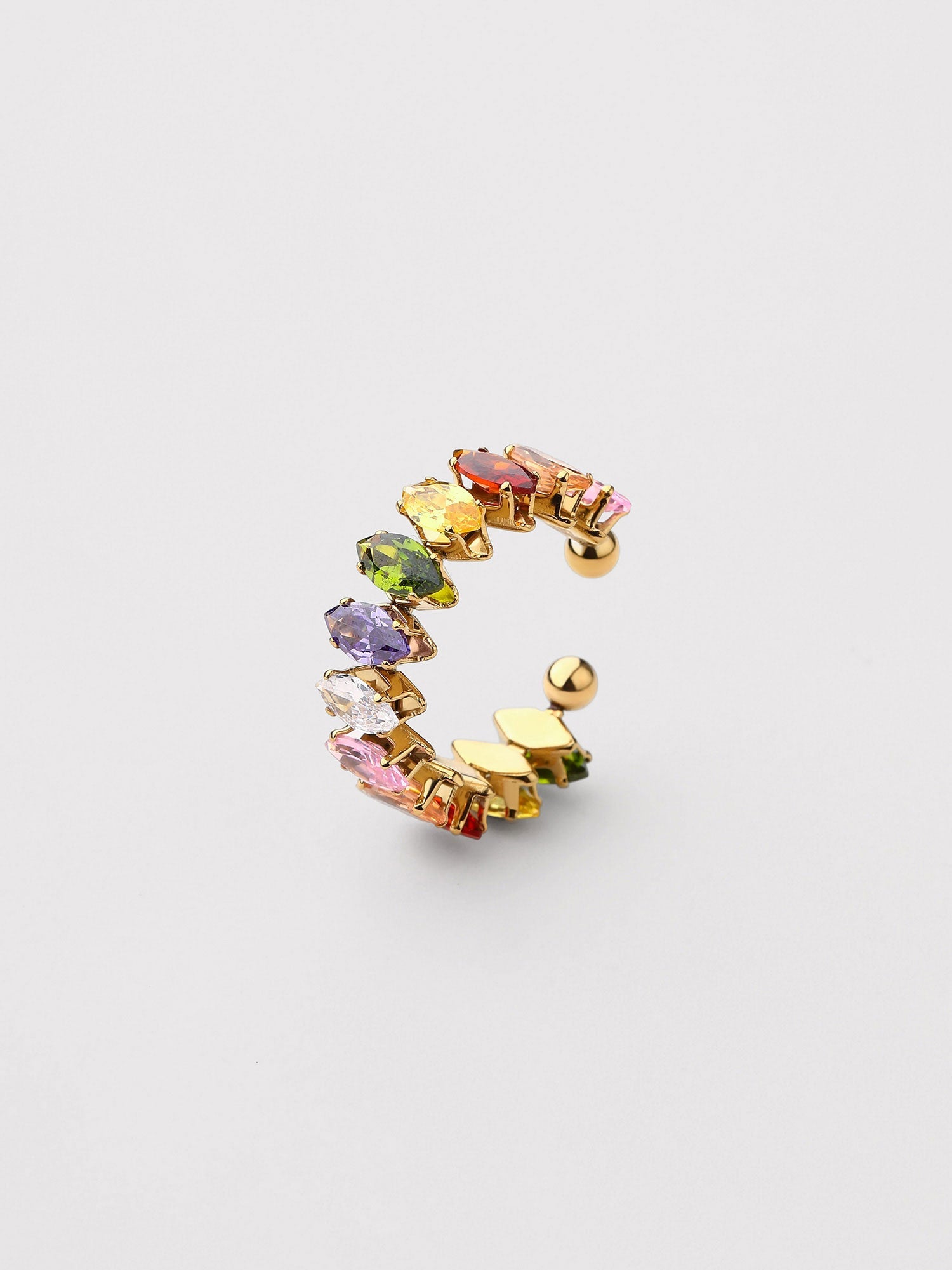Anillo Anara Ajustable Zirconia Multicolor