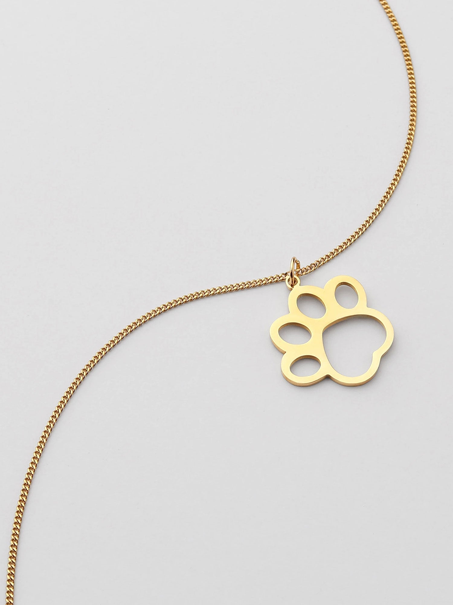 Collar huella Dorado