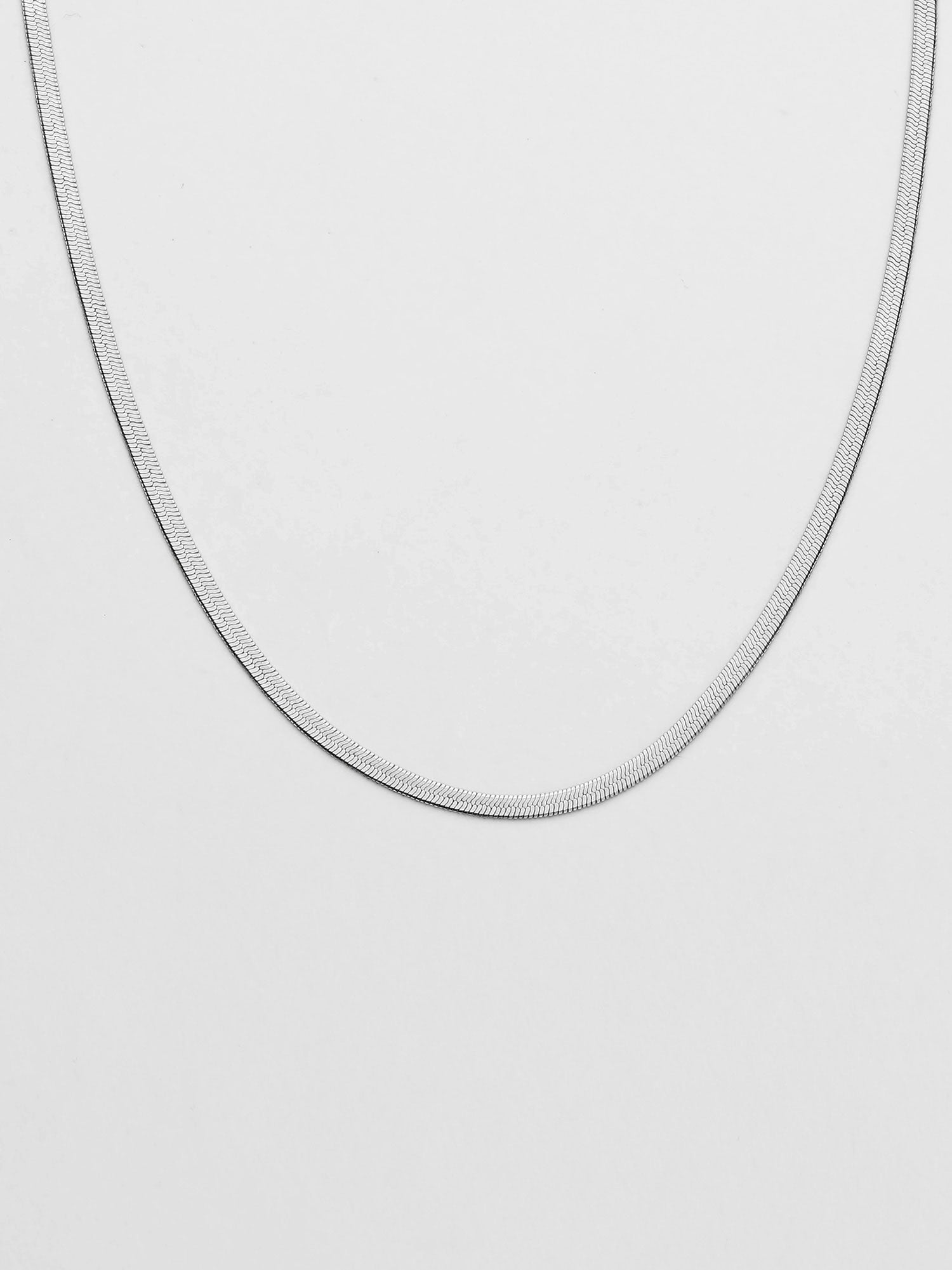 Collar de Cadenas Adele Dorado Plateado 2mm grosor