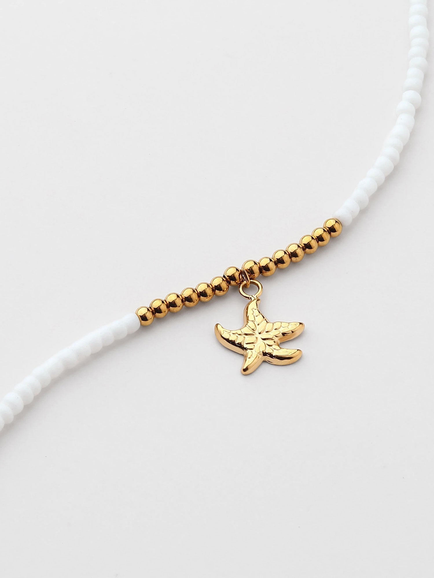 Collar de perla Dorado Estrella de Mar