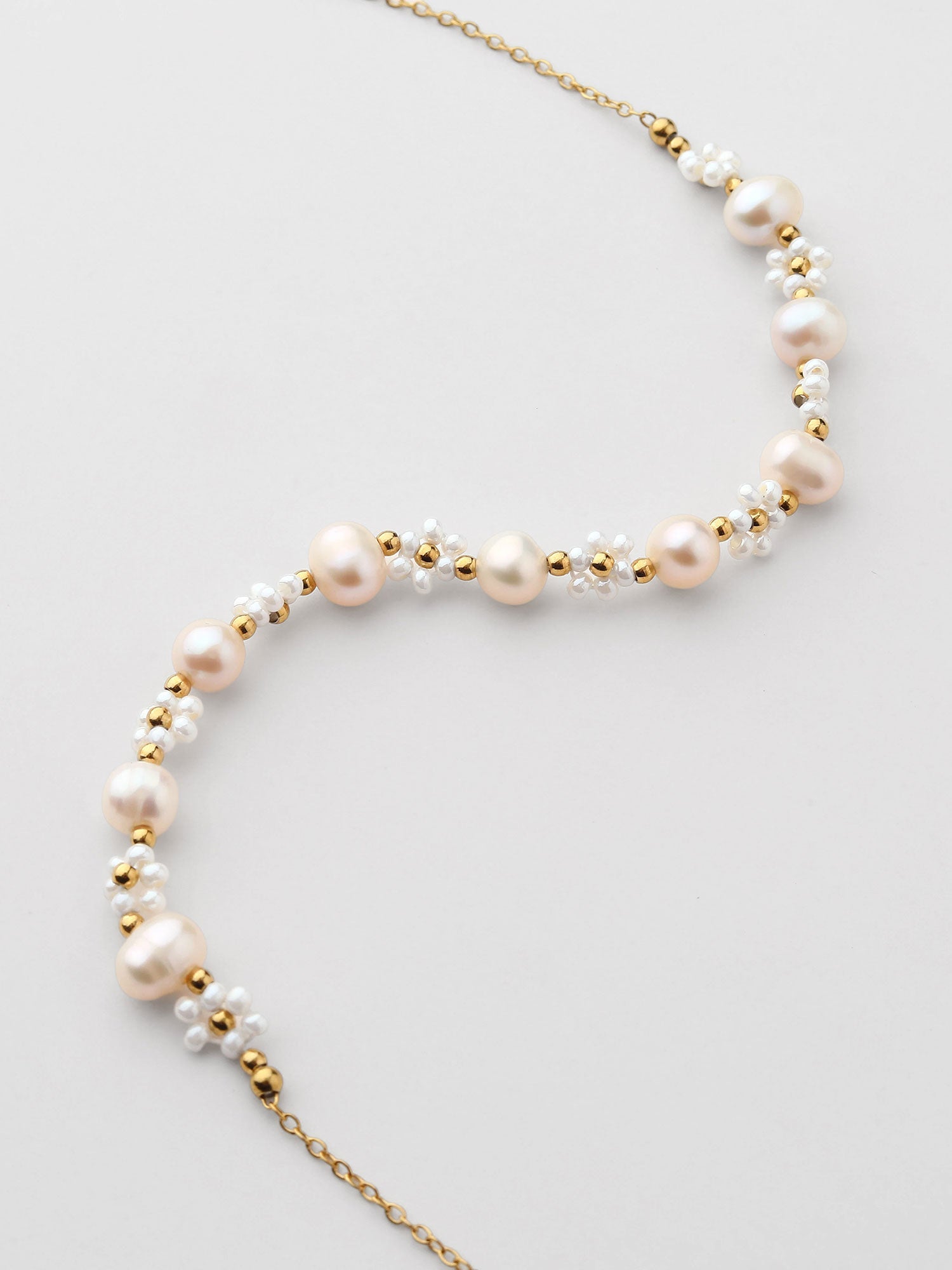 Collar Perla Dorado Clásico