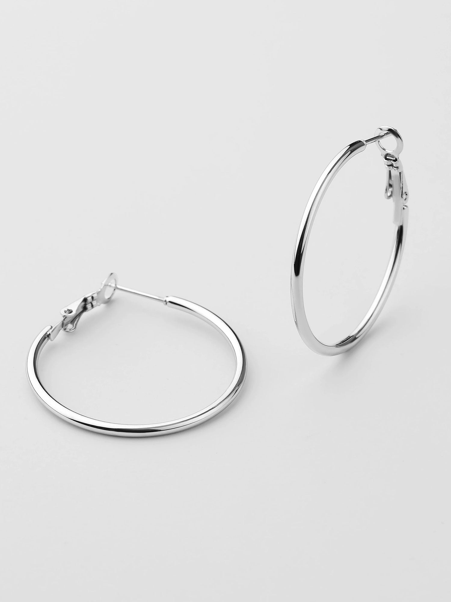 Pendientes aro Amara plateados S