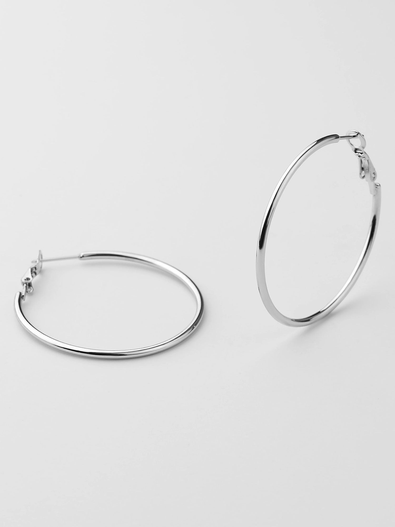 Pendientes aro Amara plateado M
