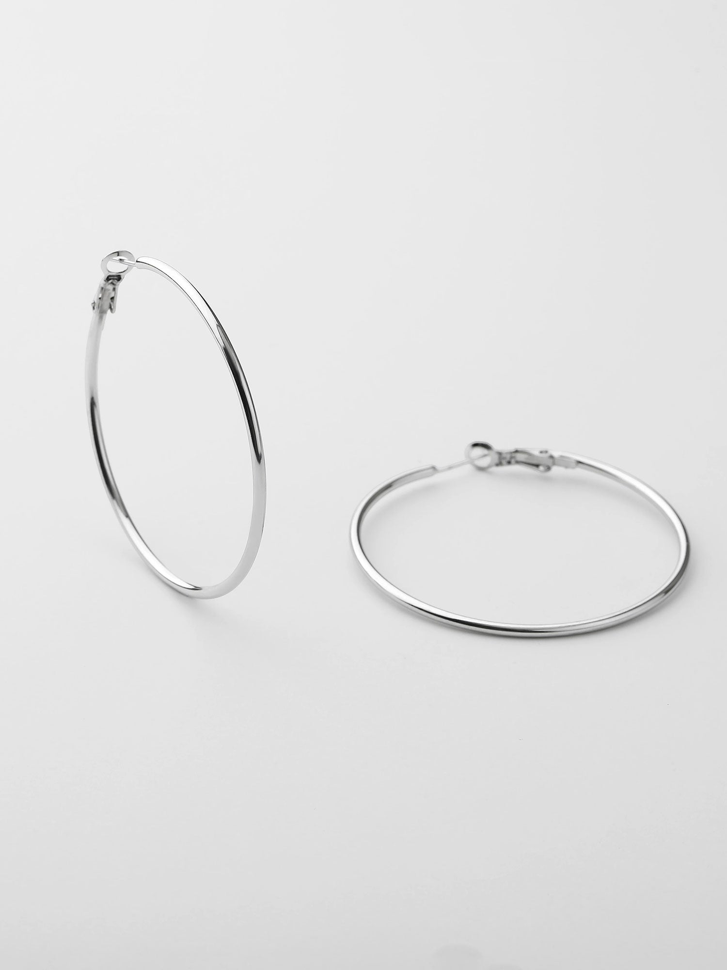 Pendientes aro Amara plateados L