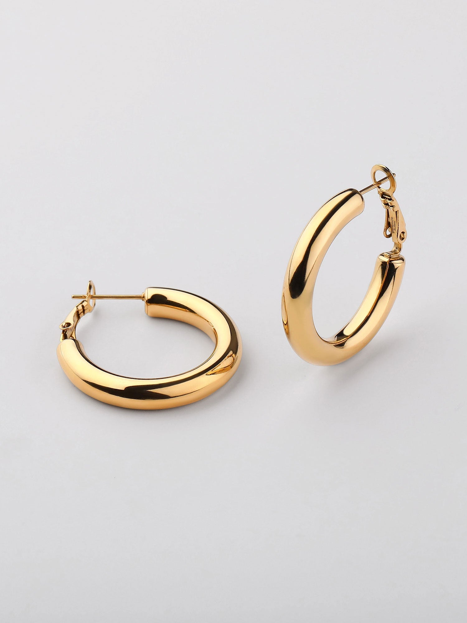 Pendientes aro Mona dorados