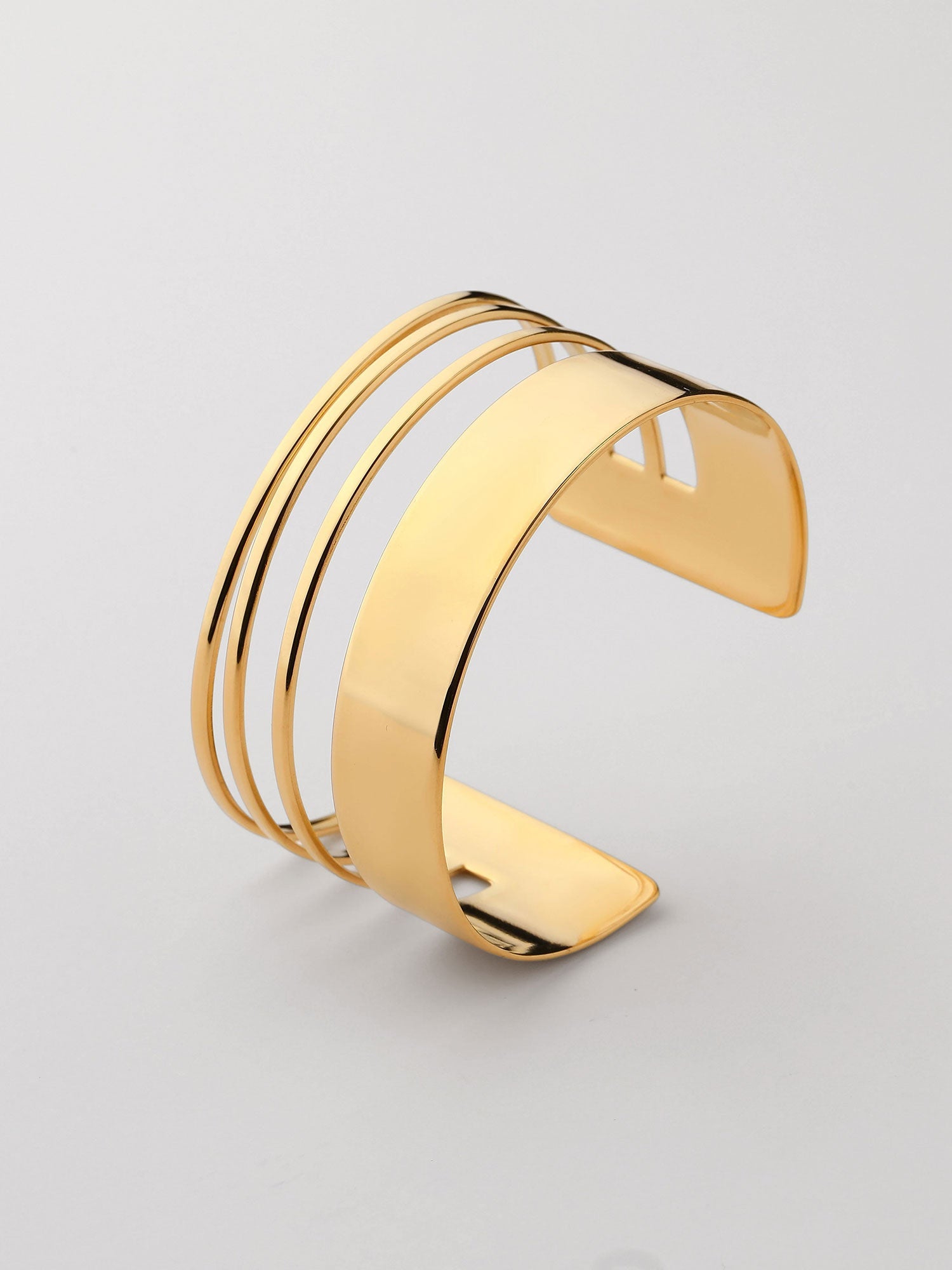 Brazalete abierto Riva dorado