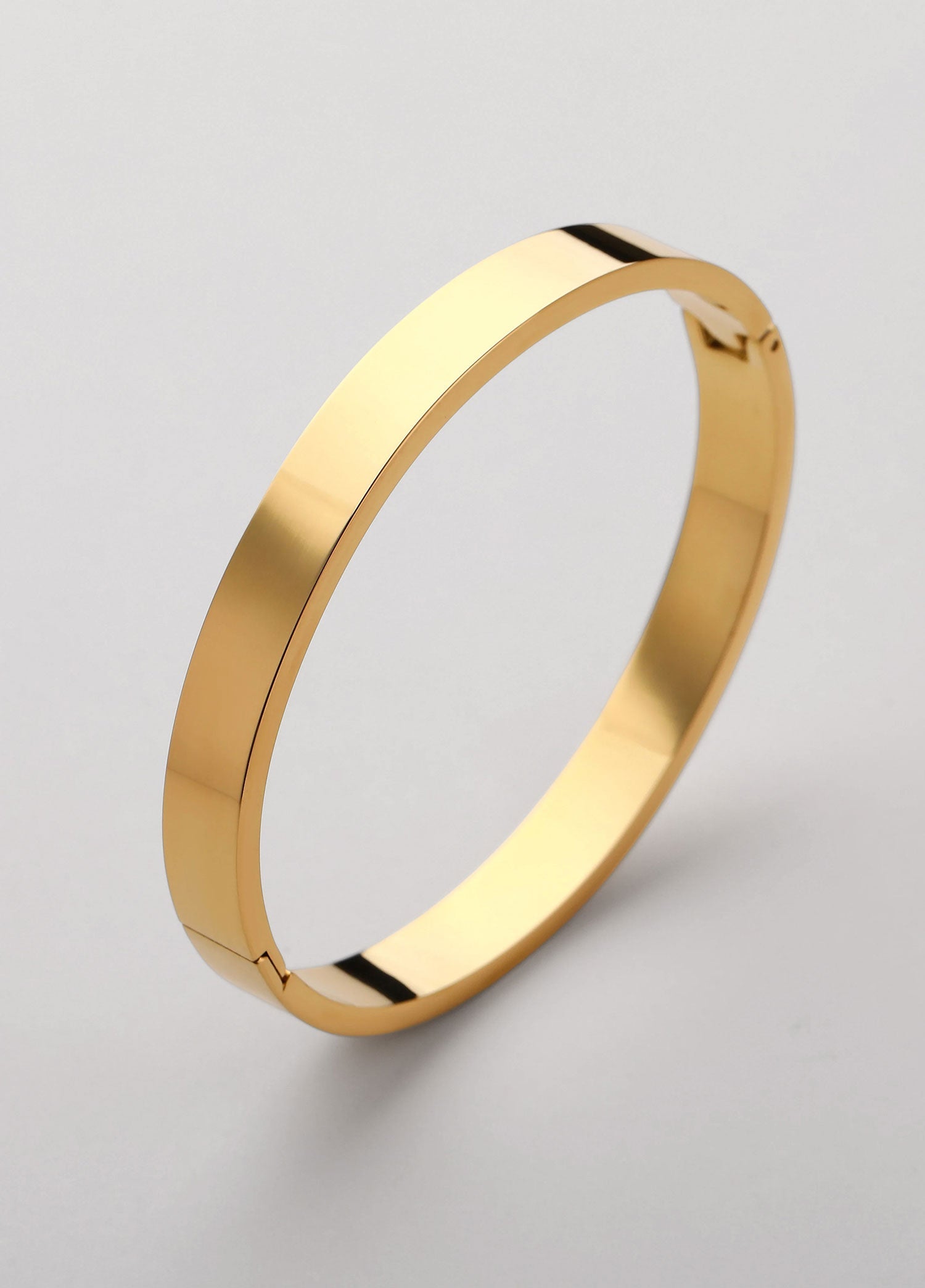 Brazalete liso Dorado