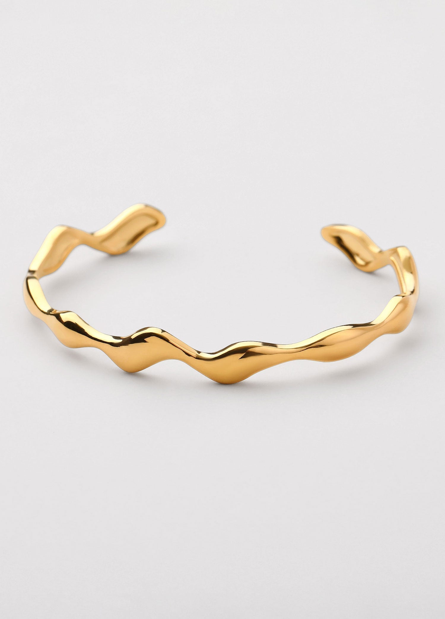 Brazalete ondas Dorado