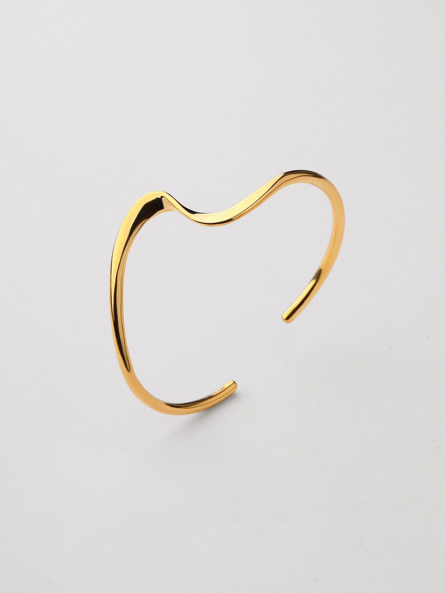 Brazaletes Aven Simple Dorado