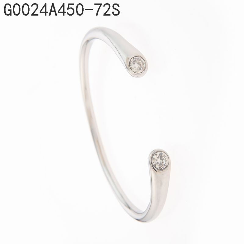 Brazalete Zirconia Blanca
