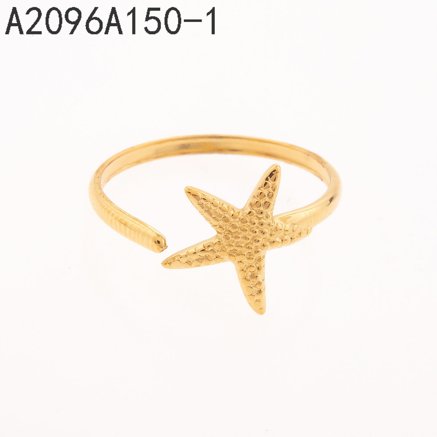 Anillo Abierto Con Estrellas
