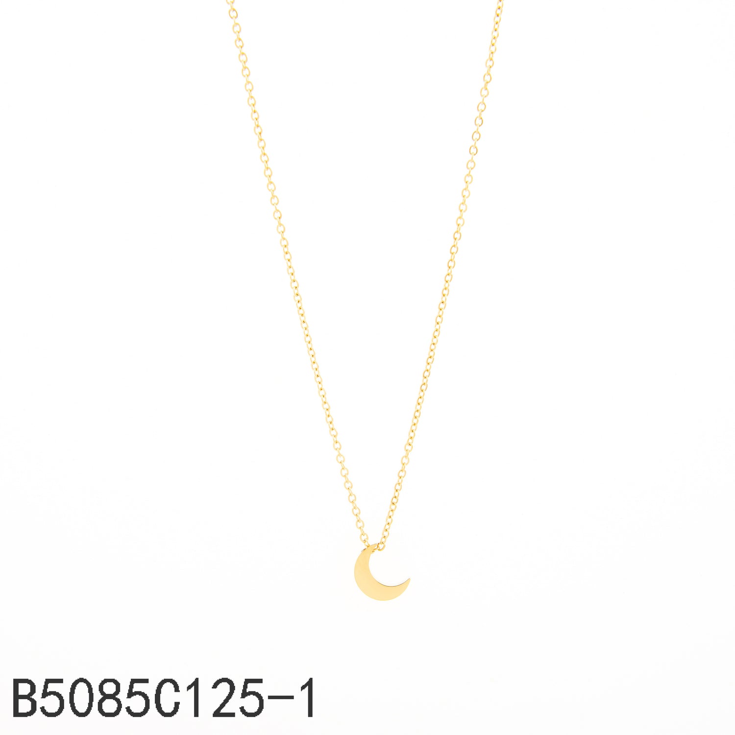 Collar Colgante Con Forma Luna