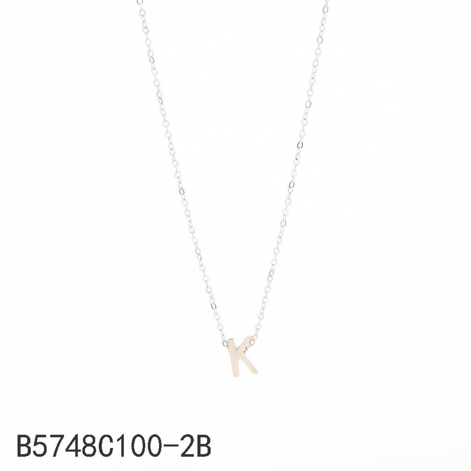 Collar Colgante De Letra K