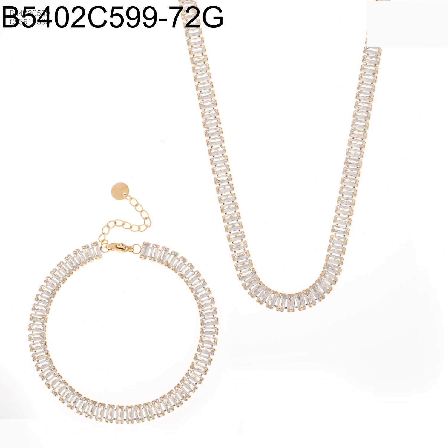 Collar Zirconia Blanca